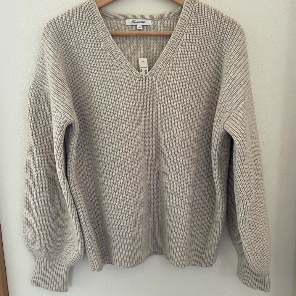 Madewell Balloon Sleeve Sweater- S